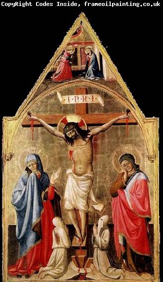 Antonio da Firenze Crucifixion with Mary and St John the Evangelist